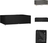 Pokrowce na meble ogrodowe - vidaXL Pokrowiec na meble ogrodowe 12 oczek 227x152x65 cm Prostokątny - Pokrowce ochronne na meble ogrodowe - miniaturka - grafika 1