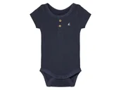 Body dla niemowląt - Lupilu Body niemowlęce z waflową strukturą Granatowy 74/80 - miniaturka - grafika 1