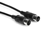 Kable - HOSA MID-301BK - Kabel MIDI 0.3m, czarny - miniaturka - grafika 1