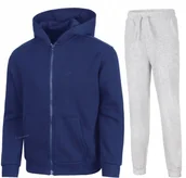 Dresy męskie - 4F CHĹOPIÄCY DRES KOMPLET BLUZA ROZPINANA SPODNIE / rozm 152 - miniaturka - grafika 1