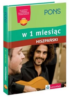 Pons PONS. Hiszpański w 1 miesiąc kurs +CD - Lektorklett/PONS - Książki do nauki języka hiszpańskiego - miniaturka - grafika 1