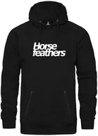 Bluzy męskie - bluza męska HORSEFEATHERS FLAIR SWEATSHIRT Titanium - miniaturka - grafika 1
