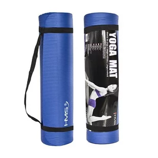 HMS Blue YM03 Mata Do Ćwiczeń Fitness Gruba 1 cm - Maty do ćwiczeń - miniaturka - grafika 1