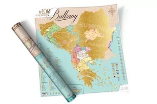 Mapa Zdrapka #100 Inspiracji Bałkany - Materiały pomocnicze dla uczniów - miniaturka - grafika 1