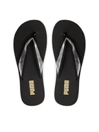 Klapki i japonki damskie - Puma Japonki Sandy Flip Metallic Shine 700509-07 Czarny - miniaturka - grafika 1