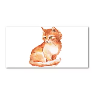 Foto obraz na ścianę akryl Rudy kot - Obrazy i zdjęcia na płótnie - miniaturka - grafika 1