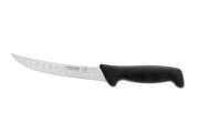Noże kuchenne - Polkars nóż masarski  nr. 16K szlif kulowy (15cm) czarny - miniaturka - grafika 1