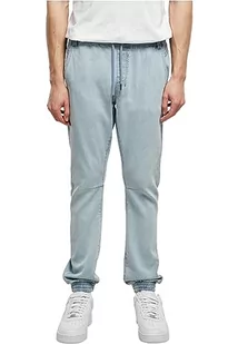 Urban Classics Męskie spodnie dresowe z dzianiny, dostępne w wielu różnych kolorach, rozmiary od S do 5XL, Lighter Washed, 3XL - Spodenki męskie - miniaturka - grafika 1