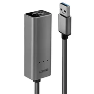 Adaptery i przejściówki - Lindy 43313 zmieniacz płci / kabli USB-A RJ-45 Srebrny - miniaturka - grafika 1