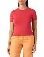 Swetry damskie - s.Oliver BLACK LABEL Damski sweter, krótki rękaw, fioletowy, 38, fioletowy, 38 - miniaturka - grafika 1