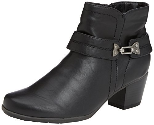 Softline 25364 damskie kozaki z krótką cholewką, czarny - Czarny czarny czarny Black Uni 007-36 EU