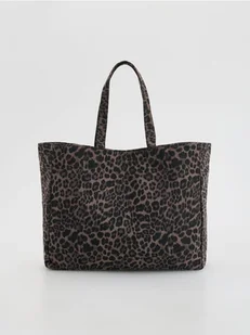 Reserved - Płócienna torebka shopper - wielobarwny - Torebki damskie - miniaturka - grafika 1