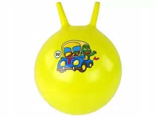 ﻿Piłka Do Skakania Skoczek 45 cm Żółty - Piłki dla dzieci - miniaturka - grafika 1