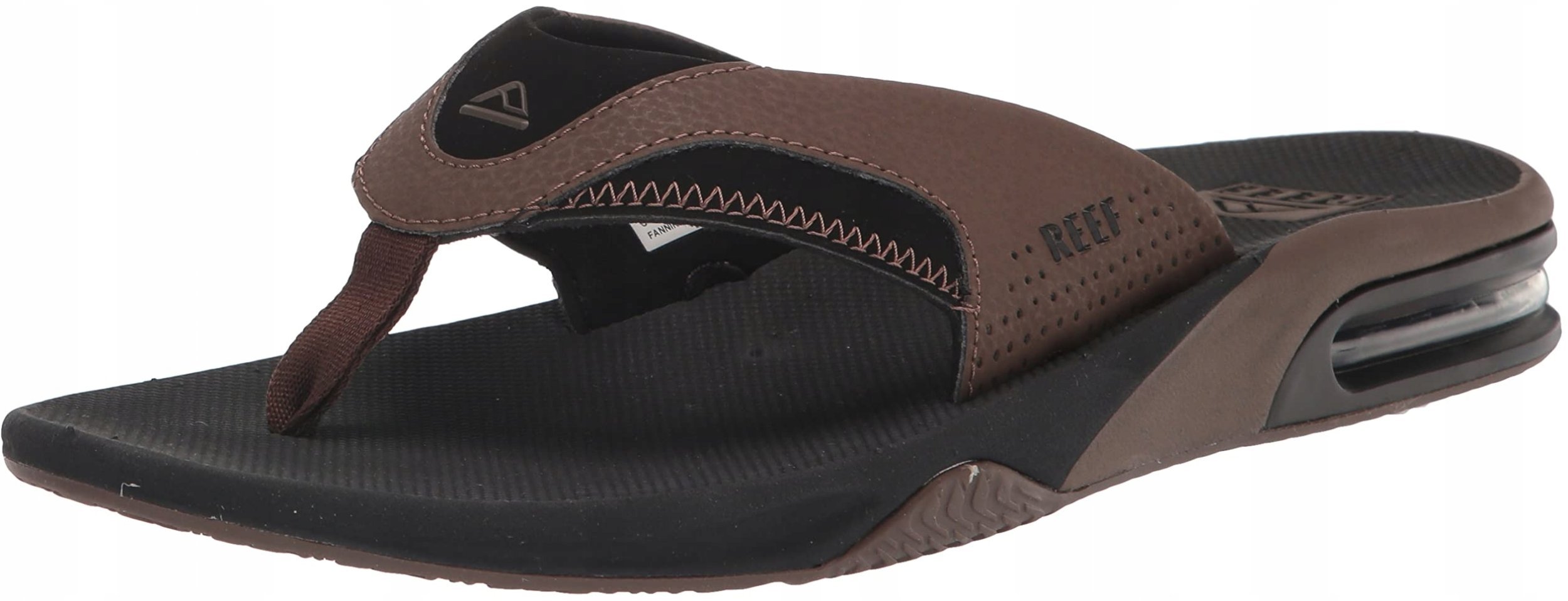Reef M'S Fanning, black and tan, 40 us 8