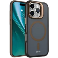 Etui i futerały do telefonów - Etui ETTERI Morning Fog MagSafe do Apple iPhone 16 Pro Brązowy - miniaturka - grafika 1