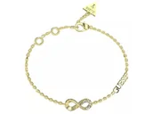 Bransoletki - Bransoletka GUESS endless dream nieskończoność z cyrkoniami z napisem - miniaturka - grafika 1