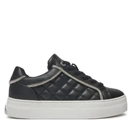 Sneakersy damskie - Sneakersy Guess FLPGRA ELE12 Czarny - miniaturka - grafika 1