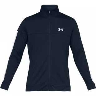 Męska kurtka treningowa UNDER ARMOUR SPORTSTYLE PIQUE TRACK JACKET - Kurtki i kamizelki sportowe męskie - miniaturka - grafika 1