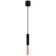 Lampy sufitowe - Orlicki Design Slimi lampa wisząca czarny różowe złoto OR80827 - miniaturka - grafika 1