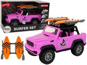 Samochody i pojazdy dla dzieci - Auto Terenowe 1:14 Napęd Frykcyjny Różowe Surfing - miniaturka - grafika 1
