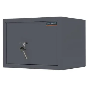Sejf domowy na dokumenty, broń z zamkiem kluczowym VALBERG ARSENAŁ 25 klasy S1 grafitowy - Sejfy i kasy pancerne - miniaturka - grafika 1