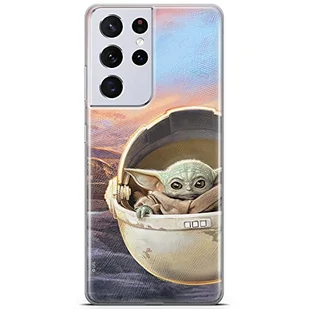 ERT GROUP etui na telefon Samsung S21 ULTRA, case oryginalny i oficjalnie licencjonowany przez Star Wars, wzór Baby Yoda 005, optymalnie dopasowane, plecki z TPU - Etui i futerały do telefonów - miniaturka - grafika 1