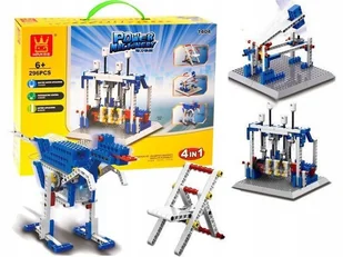 Klocki Techniczne 4w1 Konstrukcyjne Silnik 296 El. - Klocki - miniaturka - grafika 1