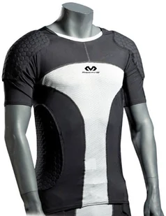McDavid Męska koszulka piłkarska Hex Pro Style Extreme II czarny czarny/szary S - Piłka nożna - miniaturka - grafika 1