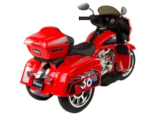 Motor Na Akumulator Trójkołowy Goldwing Czerwony - Pojazdy elektryczne dla dzieci - miniaturka - grafika 5