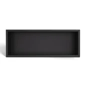 Akcesoria łazienkowe - Balneo półka wnękowa WALL-BOX ONE BLACK 600x200x100 - miniaturka - grafika 1
