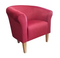 Fotele - ATOS Fotel Milo MG31 nogi 20 buk czerwony - miniaturka - grafika 1