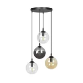Lampy sufitowe - Emibig COSMO 4 BL PREMIUM MIX 714/4PREM lampa wisząca 4x40W/E14 IP20 714/4PREM - miniaturka - grafika 1