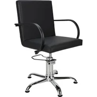 Fotele fryzjerskie - Profesjonalny Fotel Fryzjerski Ayala Pik Rodzaj podstawy: Pięcioramienna Stopki Czarne - miniaturka - grafika 1