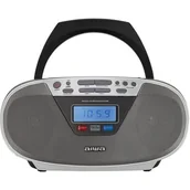 Radioodtwarzacze - AIWA BBTU-400SL srebrny - miniaturka - grafika 1
