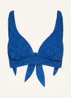 Stroje kąpielowe - Seafolly Góra Od Bikini Bralette Oasis blau - miniaturka - grafika 1