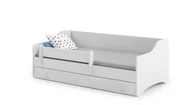 Łóżka dla dzieci i młodzieży - Łóżko dziecięce Eryk szuflada z materacem, 160x80 cm - miniaturka - grafika 1