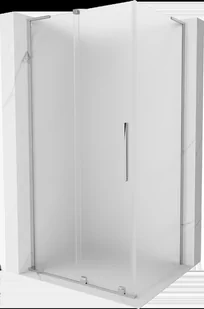 Mexen Velar L kabina prysznicowa rozsuwana 90x75 cm, szron, chrom - 871-090-075-33-01 - Kabiny prysznicowe - miniaturka - grafika 1