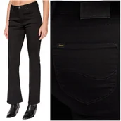Spodnie damskie - Lee BREESE BOOT BOOTCUT rozszerzane czarne damskie spodnie jeansowe W34 L31 - miniaturka - grafika 1