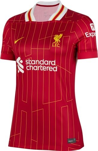 Nike Top Liverpool FN8987-688 damski Dri-Fit Stadium JSY Short Sleeve Home, Gym Red/White/Chrome Yellow, FN8987-688, XS
