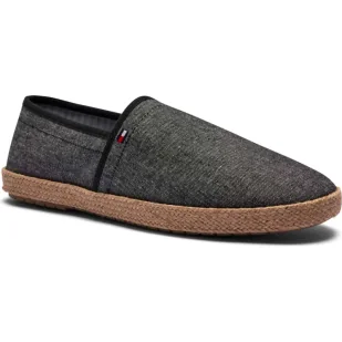 Tommy Hilfiger Lniane espadryle CHAMBRAY - Espadryle męskie - miniaturka - grafika 1