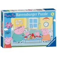 Puzzle - Ravensburger Puzzle Peppa Pig Family Time 8628 - miniaturka - grafika 1