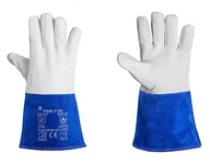 Akcesoria spawalnicze - RĘKAWICE OCHRONNE SPAWALNICZE ZE SKÓRY KOZIEJ DOZAMEL WELDER 1150BL; NIEBIESKI - miniaturka - grafika 1