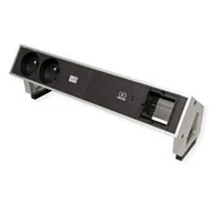 Gniazdka elektryczne - BACHMANN DESK2 2xUTE 1xUSB C 60W 1xCM 0.2m GST18 INOX - miniaturka - grafika 1