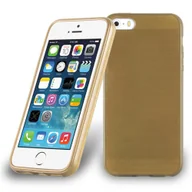Etui i futerały do telefonów - Pokrowiec Do Apple iPhone 5 / 5S / SE 2016 Etui w ZŁOTY Silikon Case Cover Obudowa Ochronny TPU Cadorabo - miniaturka - grafika 1