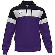 Bluzy męskie - Joma Bluza męska Crew Iv fioletowy ciemny fiolet 6XS 101544.551 - miniaturka - grafika 1