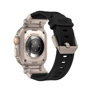 Pasek do APPLE WATCH 4 / 5 / 6 / 7 / 8 / 9 / SE / ULTRA 1/2 (44 / 45 / 49 MM) Tech-Protect Delta Pro black-titanium - Akcesoria do smartwatchy - miniaturka - grafika 2