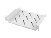 Szafy rack - Lanberg półka 10" 310mm szara - miniaturka - grafika 1