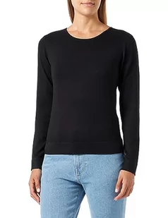 Bestseller A/S Damski sweter VMMOLLY LS Bow Back GA Boo, czarny, S, Schwarz, S - Swetry damskie - miniaturka - grafika 1