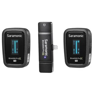 Zestaw bezprzewodowy SARAMONIC Blink500 ProX B4 (RXDI+TX+TX) SR3695 - Mikrofony komputerowe - miniaturka - grafika 1