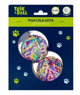 Piłka dla Kota 6cm - Zabawki dla kotów - miniaturka - grafika 1